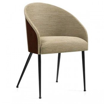 Marche Side Chair with Closed Wood Back 