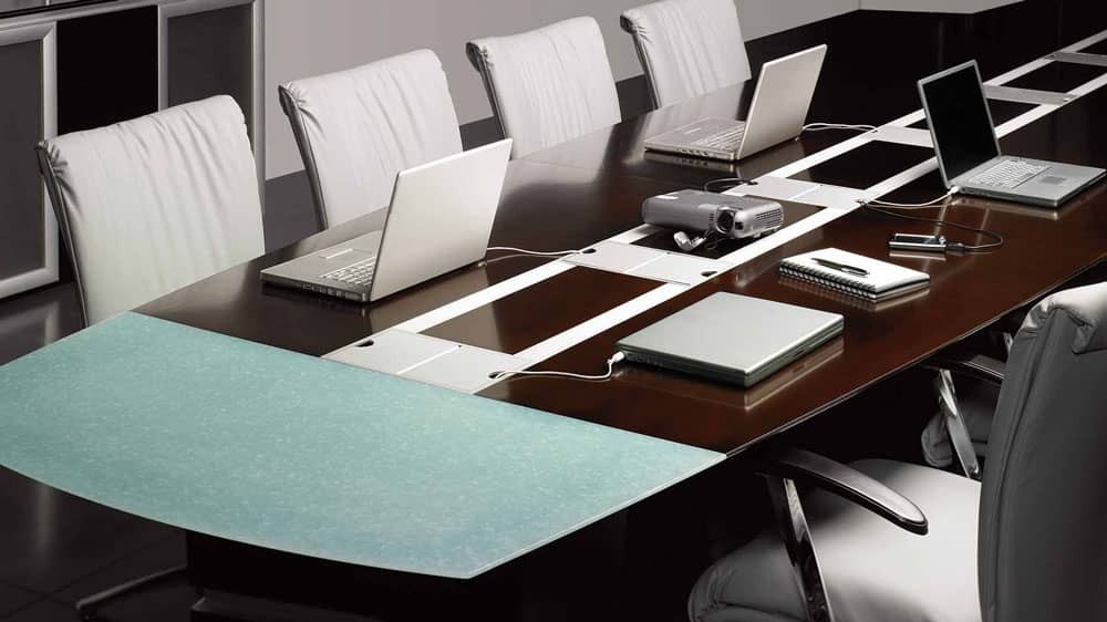 How Wired Conference Tables Make Meetings Productive